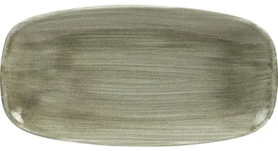 Produktbild von CHURCHILL Stonecast Burnished Green Teller flach, Länge: 298 mm