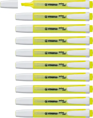 Produktbild von Textmarker - STABILO swing cool - 10er Pack - gelb