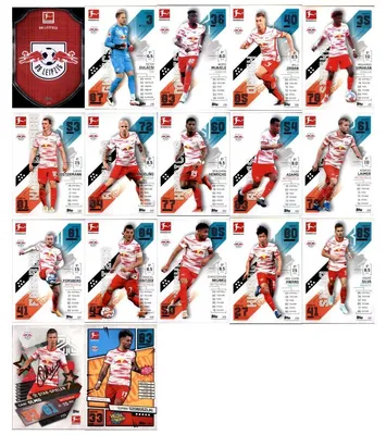 Produktbild von Topps Match Attax - 2021/22 - Mannschaftspaket - RB LEIPZIG