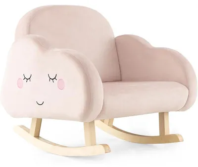 Obrázek produktu pro Houpací dětské křeslo PG98095XQFR, nosnost 50 kg, růžové