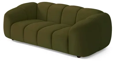 Obrázok produktu pre Selsey Millma – Sedacia súprava, trojsedák, zelený velvet, 220 cm