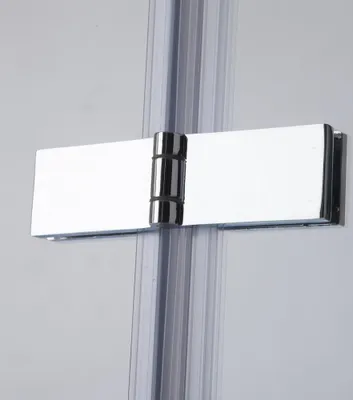 Produktbild von Melko Duschabtrennung Aufsatz ESG Badewannenfaltwand Duschwand - 140x120cm