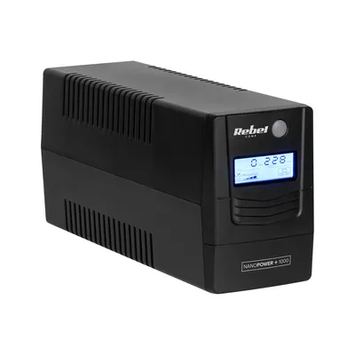 Produktbild von Rebel Nanopower Plus 1000VA 600W UPS, LCD, USB, RJ45, 230V, Neu,