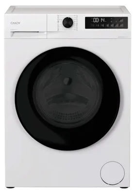 Produktbild von Candy GWD 496B8-S, Frontlader, Freistehend, Weiß, Links, Schwarz, Tasten, Drehregler