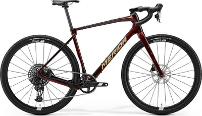 Immagine prodotto di Merida Silex 8000 Gravelbike M Elegant Wildberry Gold, telaio in carbonio CF2, SRAM...