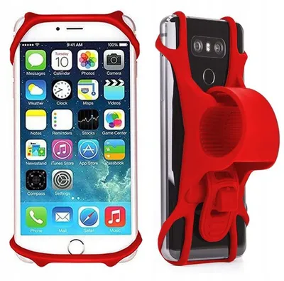 Image de Interlook Support Vélo Téléphone Silicone Universel