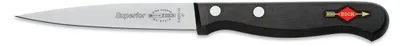 Spickmesser Superior, 10 cm, X55CrMo14 Stahl, schwarz