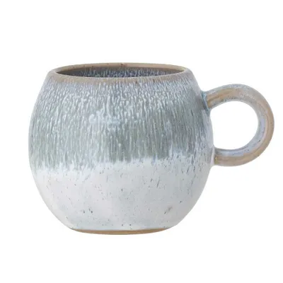 Produktbild von Bloomingville Becher PAULA Blau Keramik 275 ml Tasse Kaffeebecher Teebecher