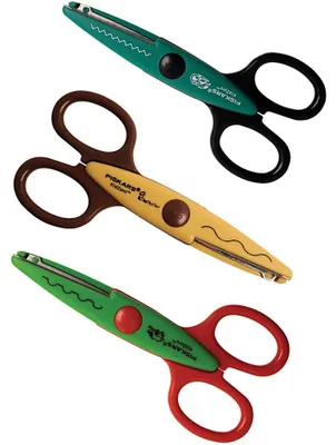 Produktbild von Fiskars Kidzors Konturenscheren - Sortiment, 3 Stk/ 1 Pck [HOB-8231]