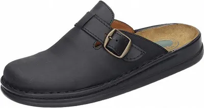 Produktbild von Helix Herren Pantoletten, Clogs Schuhe schwarz