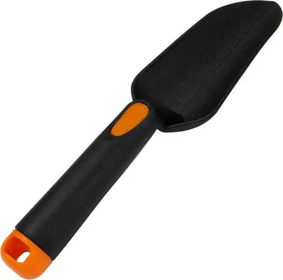 Image de Pelle à planter 29 x 7 cm, plastique noir et orange