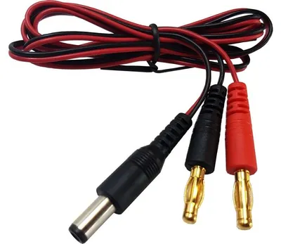 Imagen del producto de Cable de carga con conector tipo "plátano" - Transmisor Futaba