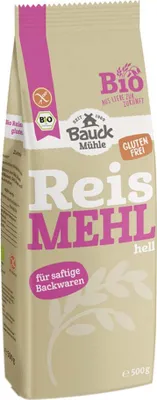 Produktbild von Bauck Mühle Reismehl hell 500g