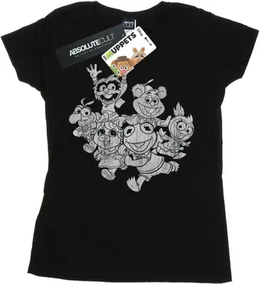 Produktbild von Disney - "The Muppets Muppet Babies" T-Shirt für Damen BI49770 (L) (Schwarz)