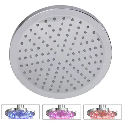 Obrázek produktu pro LED dešťová sprchová hlavice Sprchová hlavice se změnou barvy kulatá chrom Sanlingo