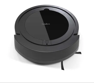 Productafbeelding van Nedis VCRO300BK Robotstofzuiger, 1 stuks zijborstel, stofzuigen en dweilen, zwart