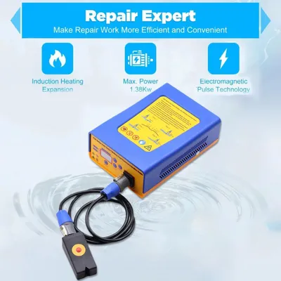 Produktbild von Karosseriewerkzeug - Induktionsheizgerät zur Beulenentfernung - Autoblechreparatur - 1,38 W DC - Für Metall - EU-Stecker