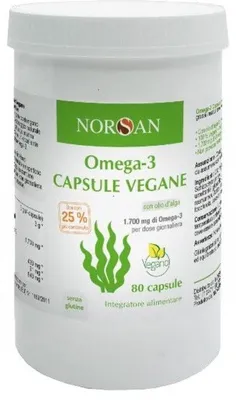 Produktbild von NORSAN OMEGA 3, vegan, 80 Kapseln