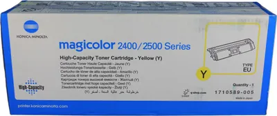 Productafbeelding van Toner KONICA MINOLTA A00W132 voor de MC2400, kleur: geel, type: HC