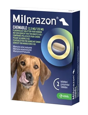 Zdjęcie produktu dla Krka Milprazon tabletki odrobaczające do żucia dla psów