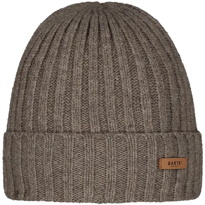 Produktbild von Barts Haakon Turnup Herren Wintermütze mit Umschlag Braun (Heather Brown), 1998-0201 - Gr. One Size