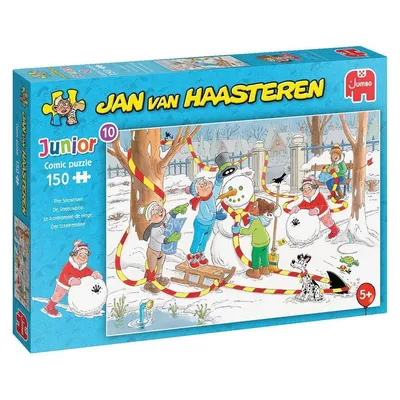 Produktbild von Jan van Haasteren Junior - Schneemann - 150 Teile, 150 Stück(e), Weihnachten, 5 Jahr(e)