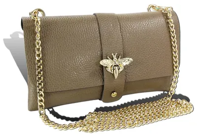 Produktbild von Clutch taupe beige Toscanto Tasche Leder D2OTTM803SN