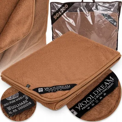 Produktbild von Wooldream Bettlaken 90x200 cm Kamelwolle atmungsaktiv