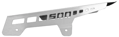 Productafbeelding van ZIEGER kettingbeschermer, compatibel met Kawasaki KLE500, logo zilver