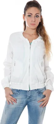Produktbild von PHARD WEIßE DAMEN-SPORTJACKE : Farbe - Weiß, Größe - 42 Größe: 42 Farbe: Weiß