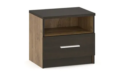 Obrázok produktu pre VALENTÍNA, set 2 nočných stolíkov dub April / wenge