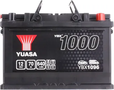 Produktbild von YUASA YBX1000 Starterbatterie 12V 70Ah 640A/EN L3 für Auto LKW Batterie