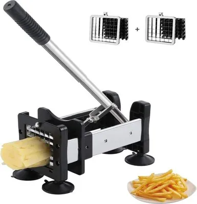 Productafbeelding van Famanu aardappelsnijder met antisliptechnologie - 12 mm en 9 mm messen