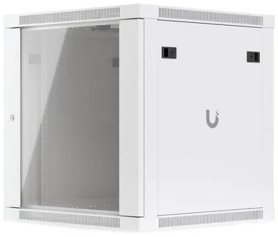 Produktbild von Ubiquiti UACC-Rack-12U-Wall-600-G, Wandmontiertes Regal, 12U, 80 kg, Sperrschloss, 28,2 kg, Weiß