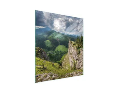 Produktbild von Glasschneidebrett 45x52 cm mit kratzfester Oberfläche und rutschfester Unterseite