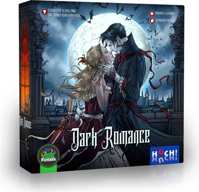 Produktbild von FUNTAILS, Dark Romance, Strategiespiel für 2 Personen, emotionale Deduktion in einer viktorianischen Welt, spannende Intrigen und Geheimnisse, Für 2 Spieler ab 16 Jahren