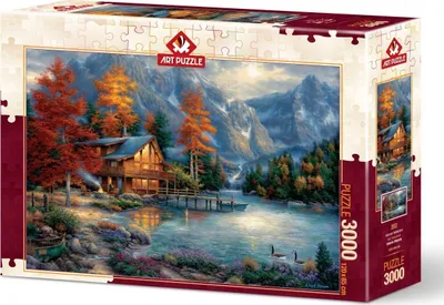 Produktbild von ART PUZZLE Puzzle Herbstspiegelung 3000 Teile