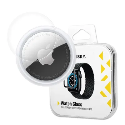 Obrázok produktu pre Hybridné ochranné sklo pre Apple AirTag čierne