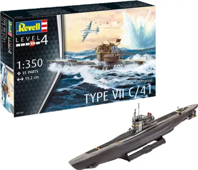 Immagine prodotto di Revell German Submarine Type VII C/41 1:350