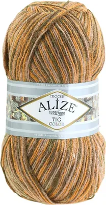 Produktbild von Strickgarn ALIZE Tig Color & Batik 25% Wolle, 100g, Farbvarianten multicolor, Farbe:cocktail