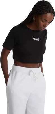 Produktbild von Vans Flying V Crop Ii Kurzarm-t-shirt Schwarz XL Damen Schwarz XL