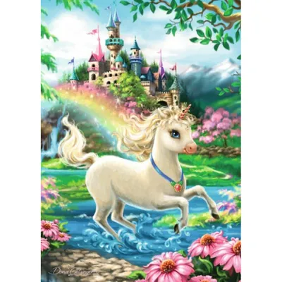 Produktbild von RAVENSBURGER Puzzle Einhornschloss 35 Teile
