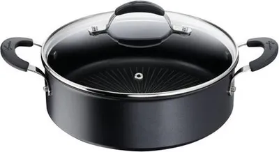 Immagine prodotto di Padella antiaderente + coperchio 26 cm nera Lagostina 012165031826