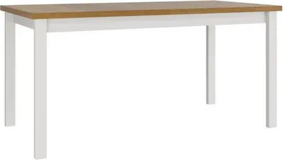 Obrázok produktu pre Rozkladací kuchynský stôl 160x90 cm ELISEK 4 - dub grandson / biely