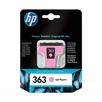 Produktbild von HP 363 lys magenta printerpatron med Vivera blæk, Standardertrag, Helle Magenta, Tinte auf Pigmentbasis, 1 Stück(e), 230 Seiten