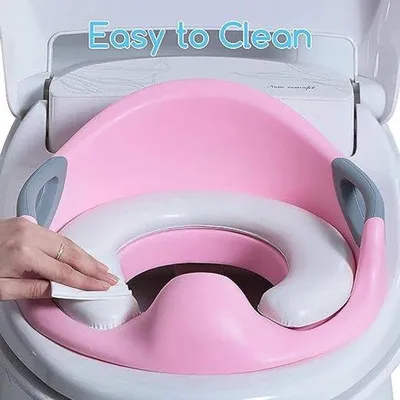 Immagine prodotto di Riduttore per sedile del water per bambini Famanu, con maniglie ergonomiche