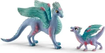 Produktbild von Schleich 70592 Bayala Drache mit Jungem, Figurenset