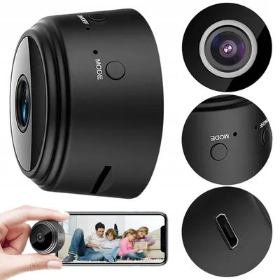 Produktbild von IP-Kamera für den Innen- und Außenbereich, Mini-Spionagekamera Full HD Wifi