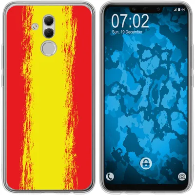 Produktbild von PhoneNatic Case kompatibel mit Huawei Mate 20 Lite Silikon-Hülle WM Spanien M11