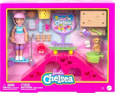 Produktbild von Barbie Chelsea Pop Skatepark